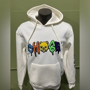 Bleecker&Mercer sweater hoody pullover oatmeal pockets